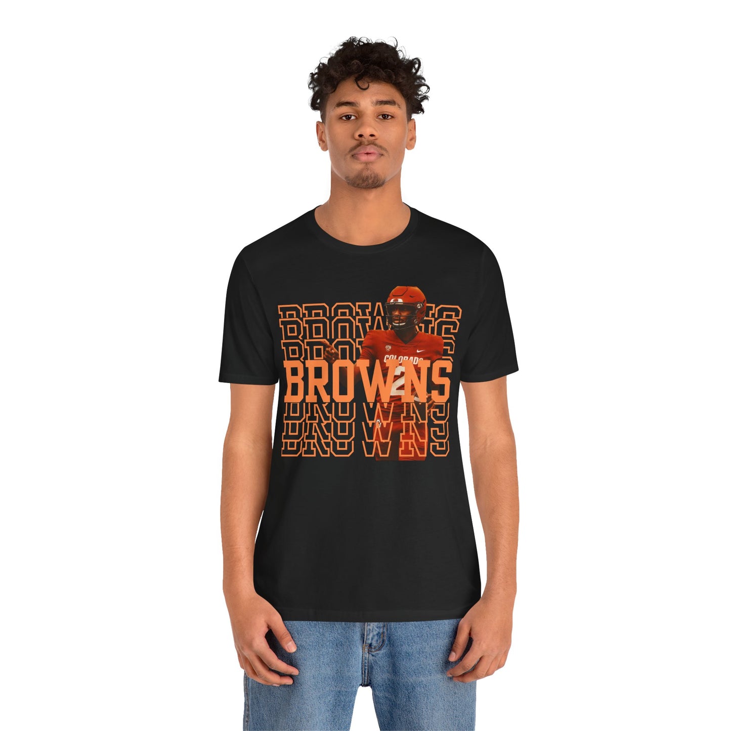 Sheduer Sanders Drafted to Browns Unisex Jersey Short Sleeve