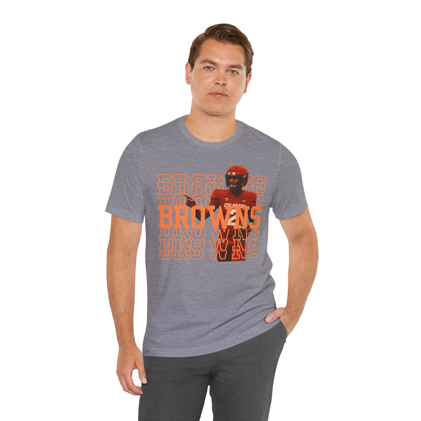 Sheduer Sanders Drafted to Browns Unisex Jersey Short Sleeve