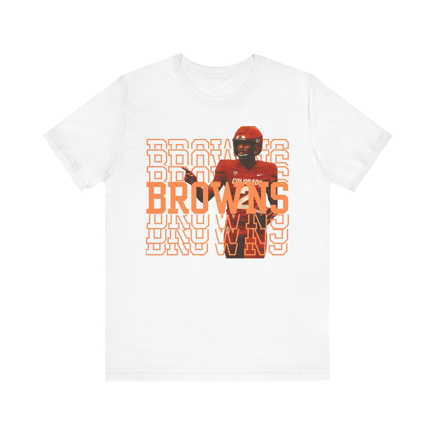Sheduer Sanders Drafted to Browns Unisex Jersey Short Sleeve