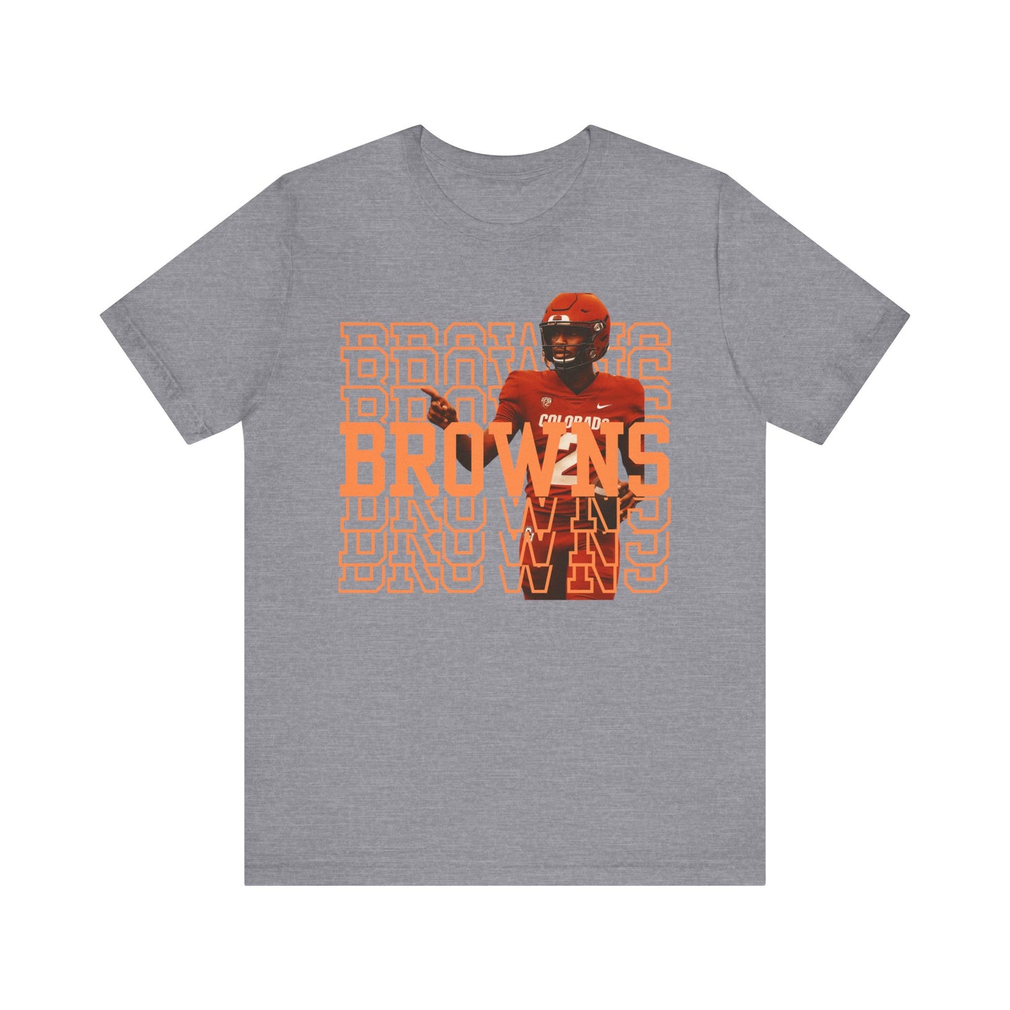 Sheduer Sanders Drafted to Browns Unisex Jersey Short Sleeve
