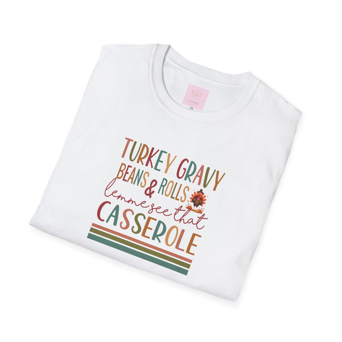 Turkey Gravy Beans & Rolls Thanksgiving T-Shirt