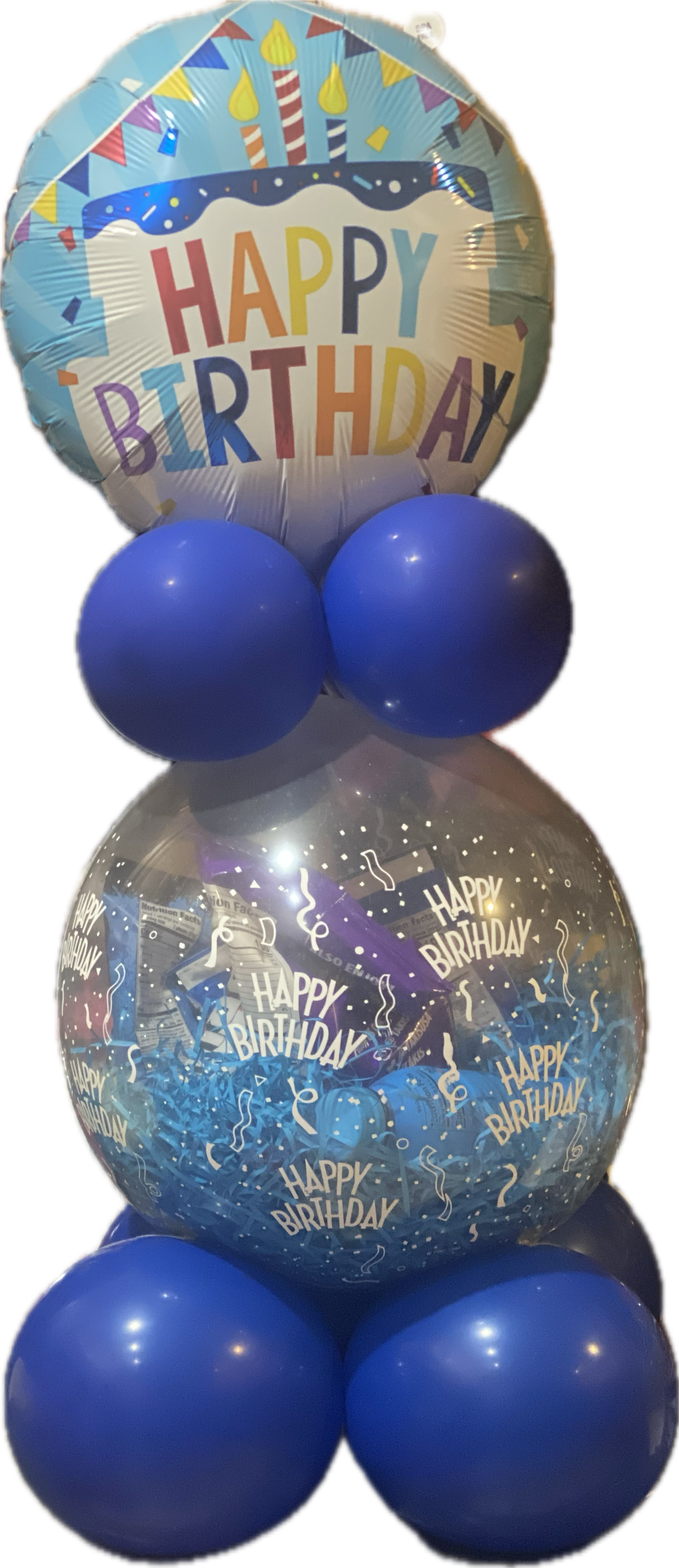 Birthday Balloon w/Foil