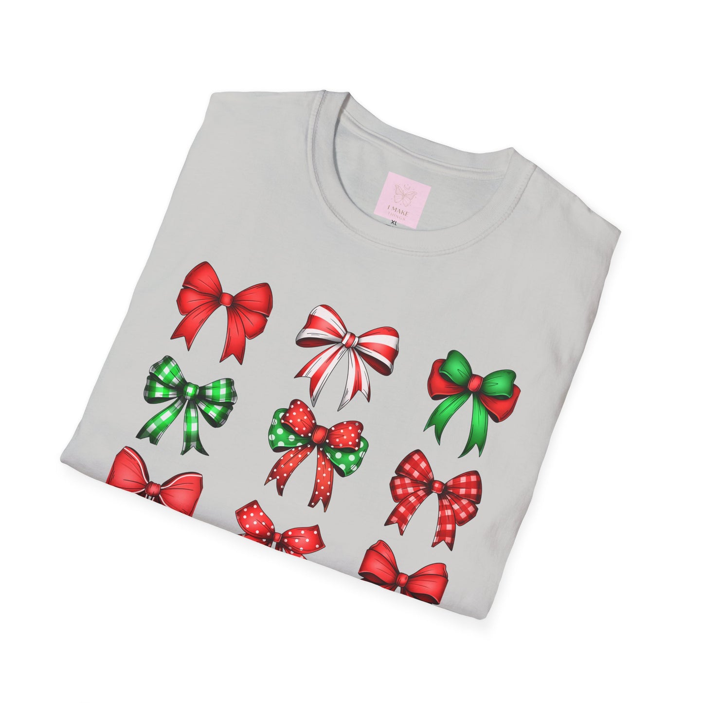 Christmas Coquette Bow T-Shirt