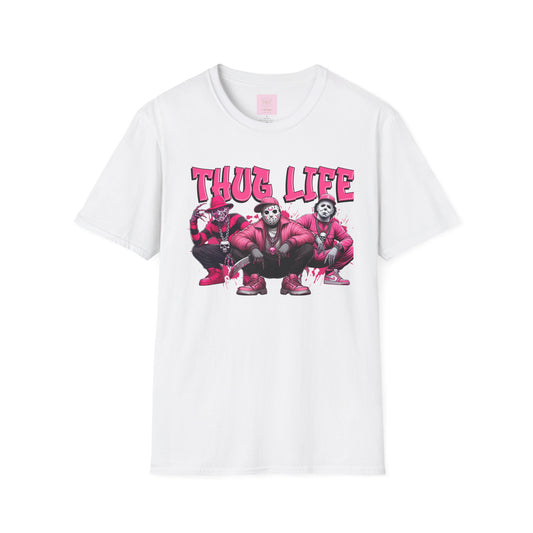 Horror Icons Thug Life PINKs Jersey T-Shirt