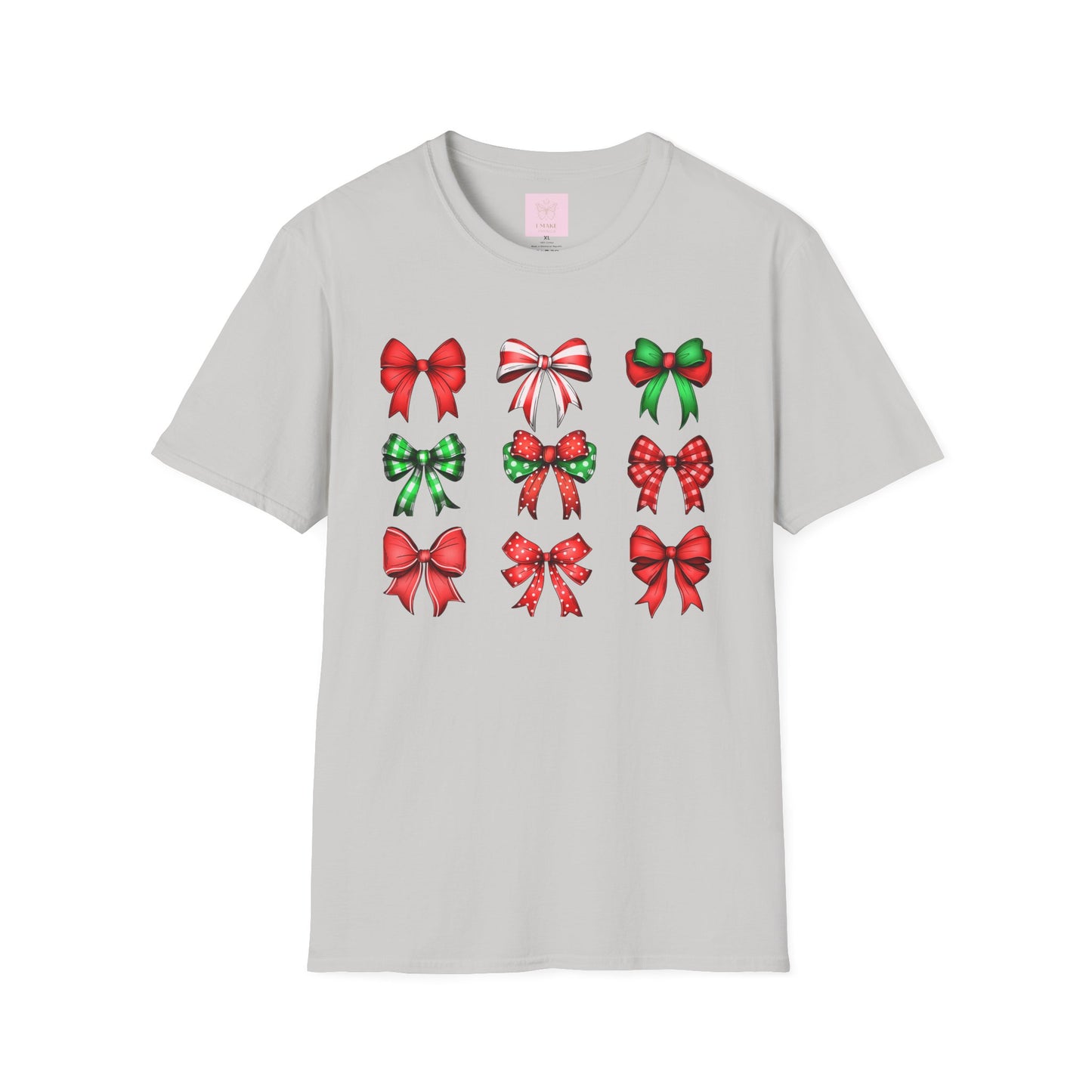 Christmas Coquette Bow T-Shirt