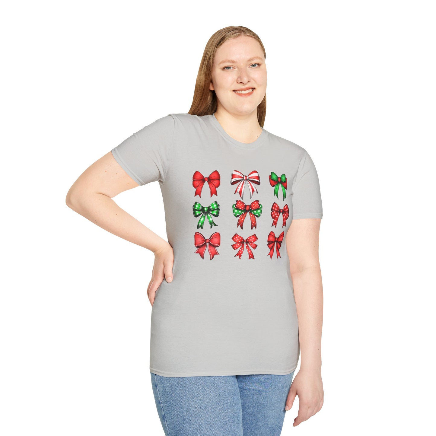 Christmas Coquette Bow T-Shirt