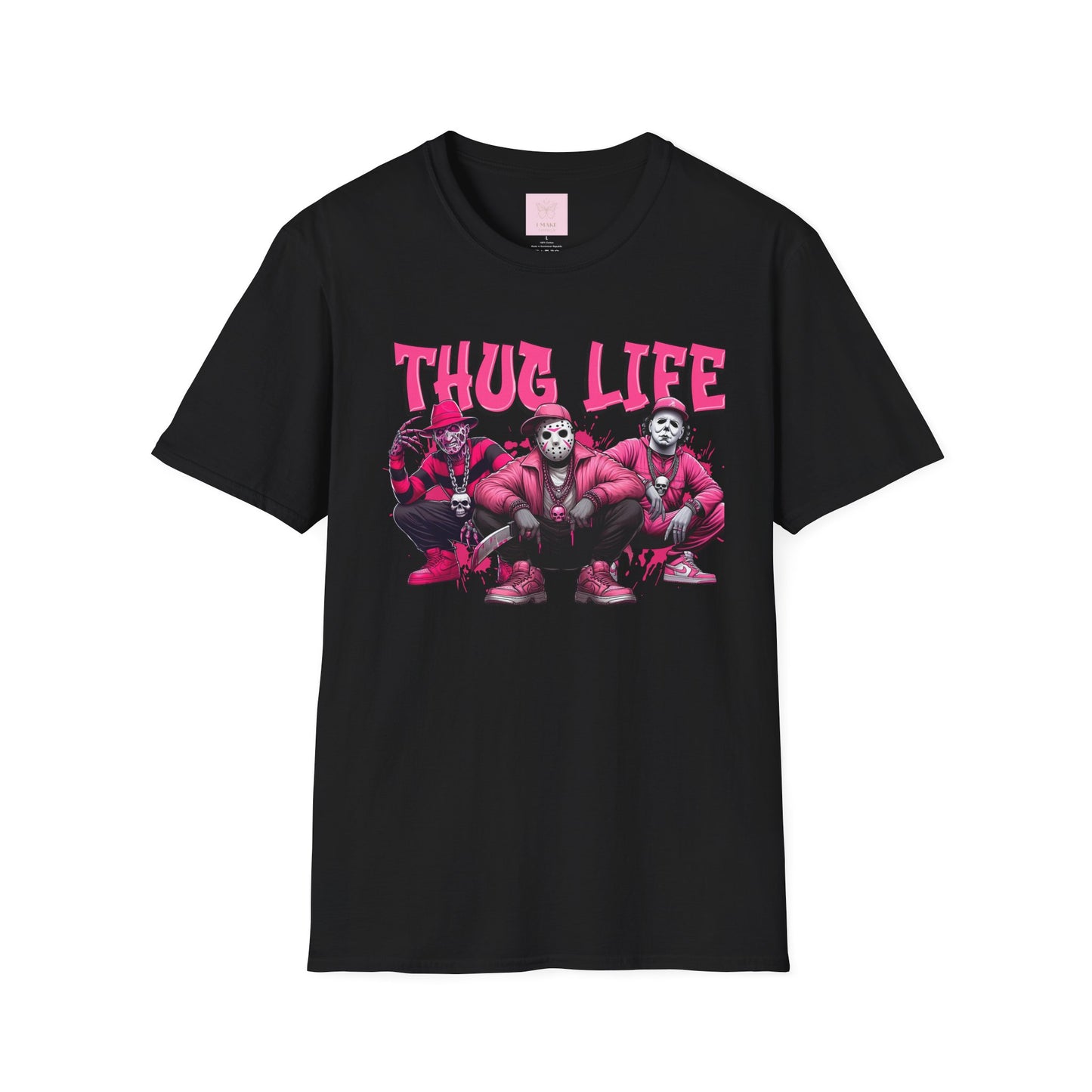 Horror Icons Thug Life PINKs Jersey T-Shirt