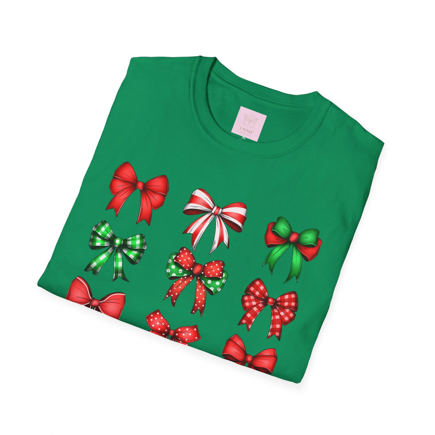 Christmas Coquette Bow T-Shirt