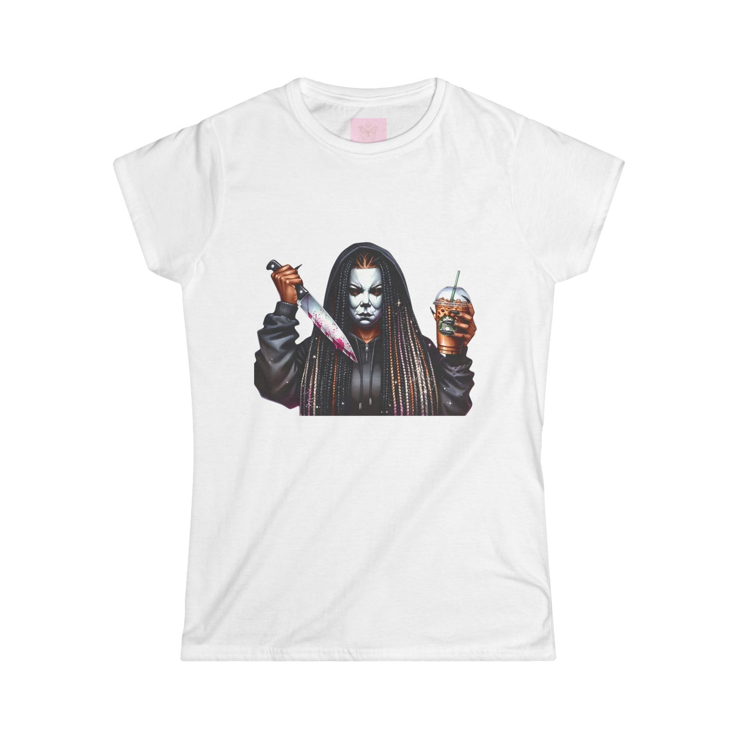 Michael Myers Ladies Villian Softstyle Tee