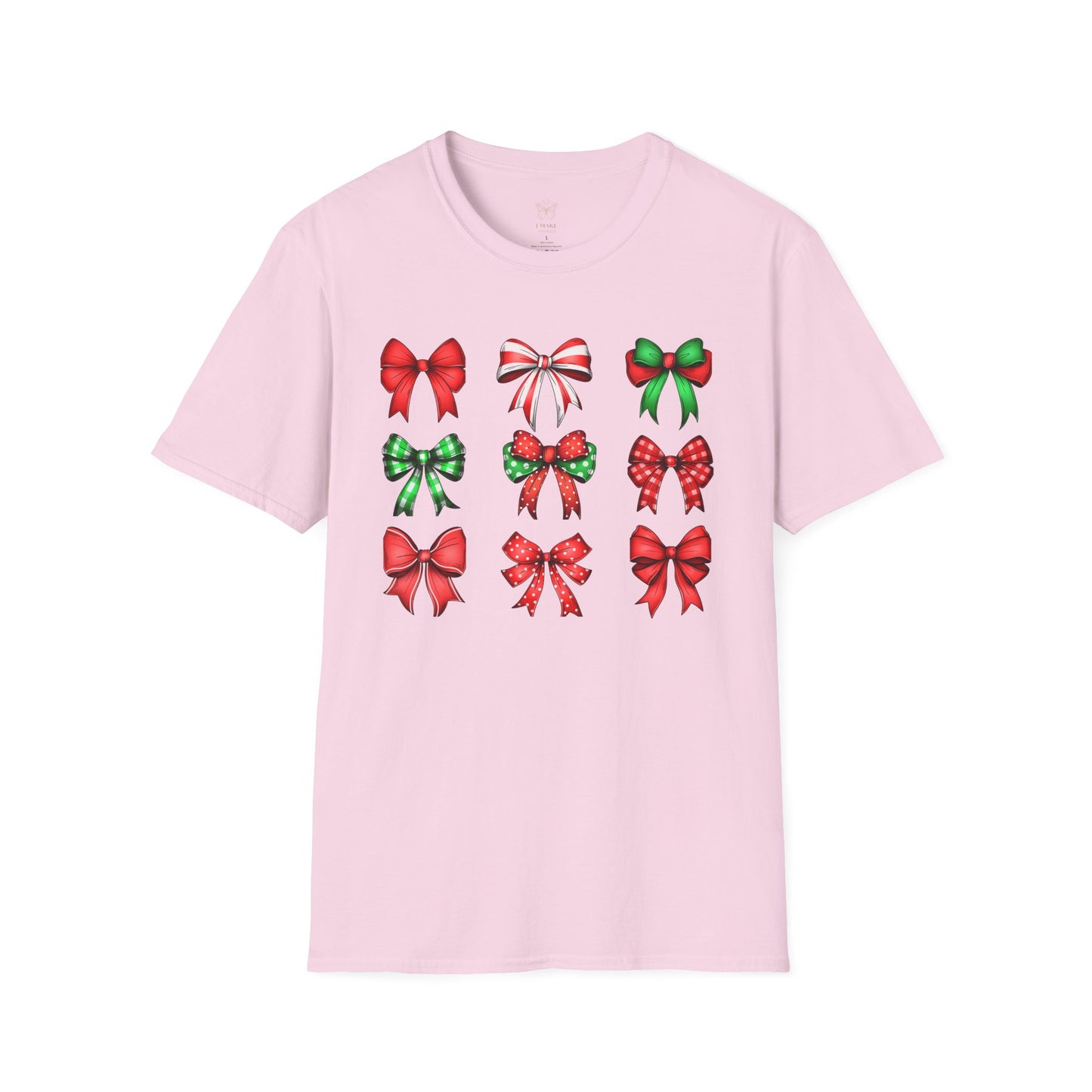 Christmas Coquette Bow T-Shirt