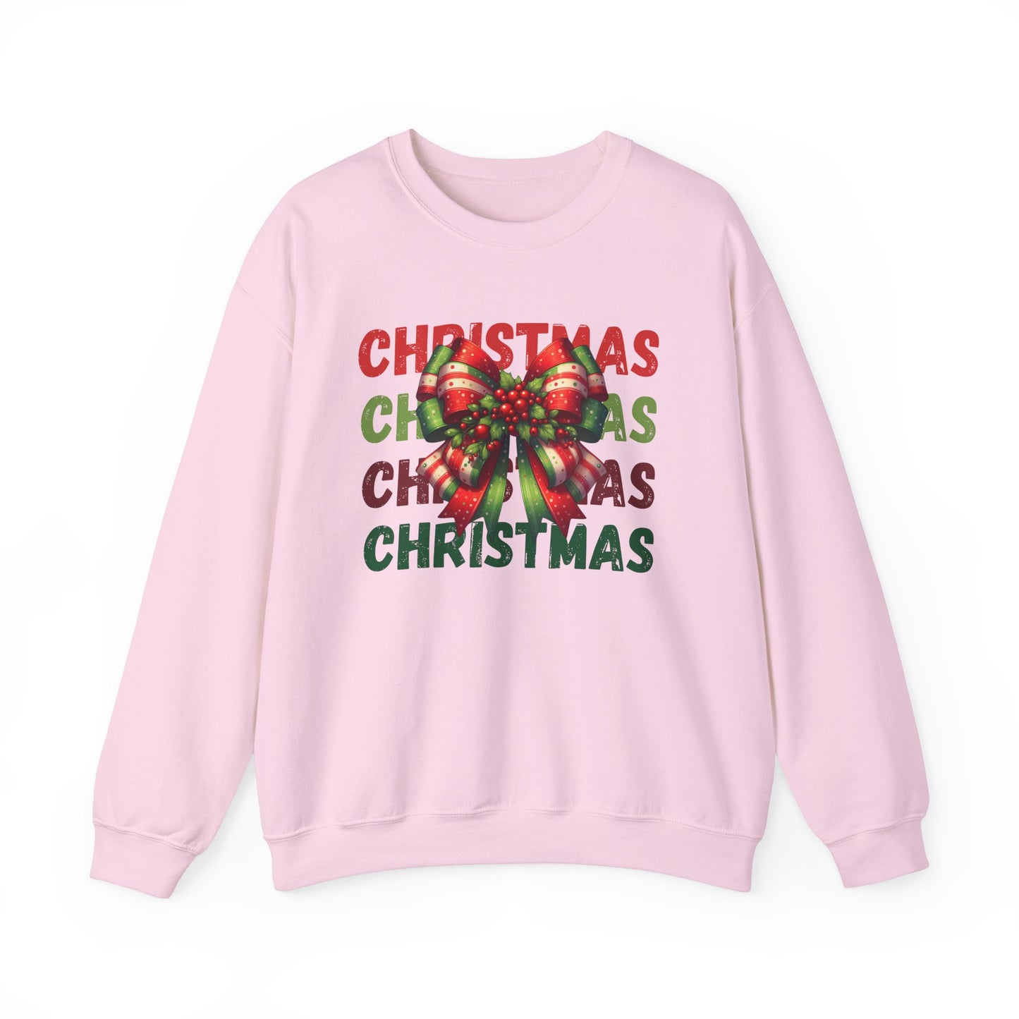 Croquette Ribbon Christmas Sweatshirt