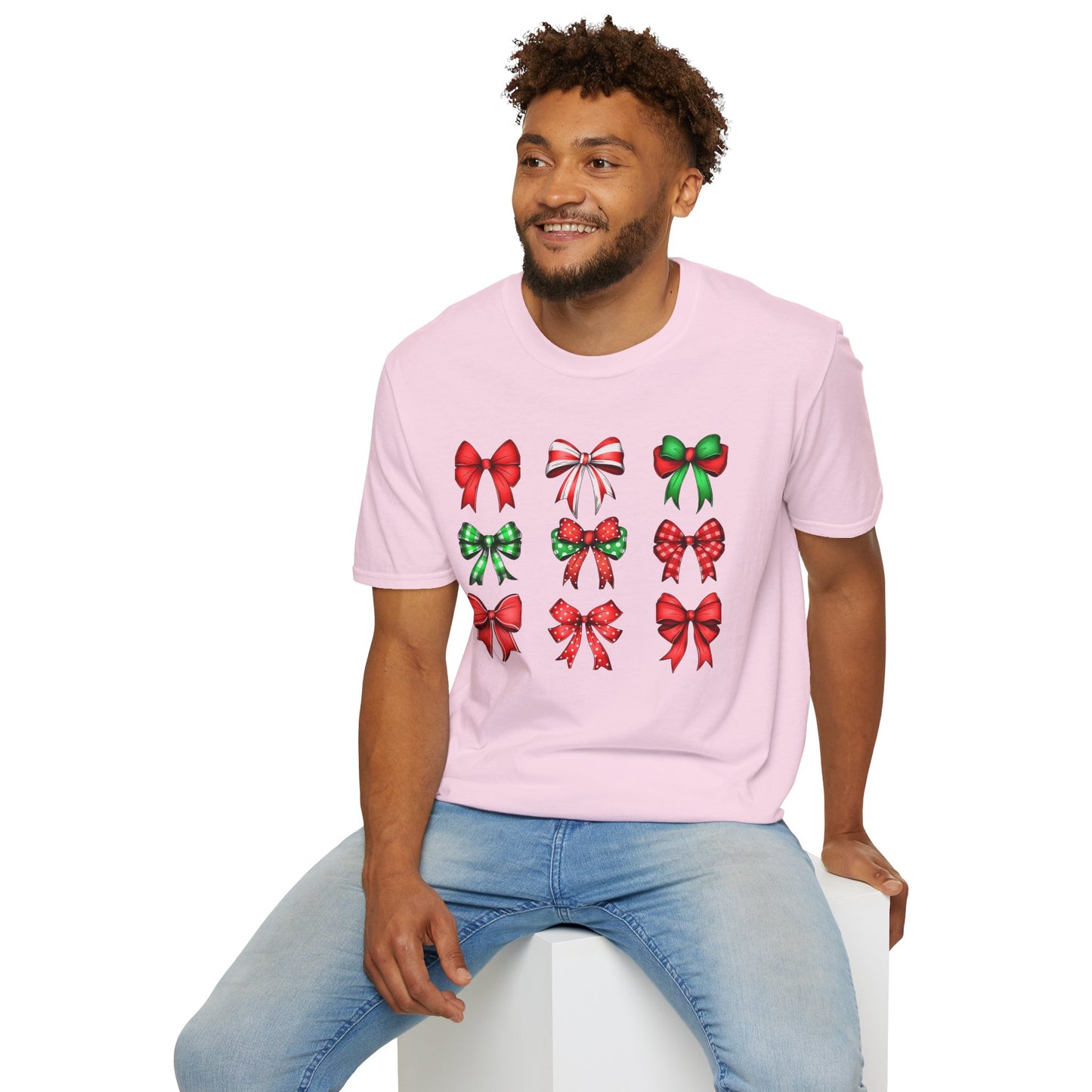 Christmas Coquette Bow T-Shirt