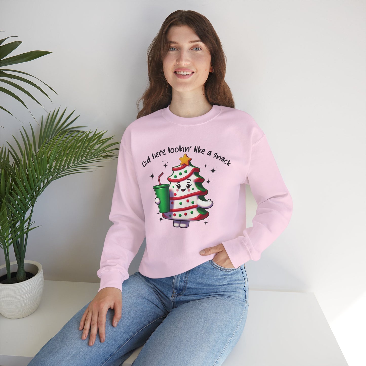 Lookin' like a Christmas Snack Unisex Sweatshirt