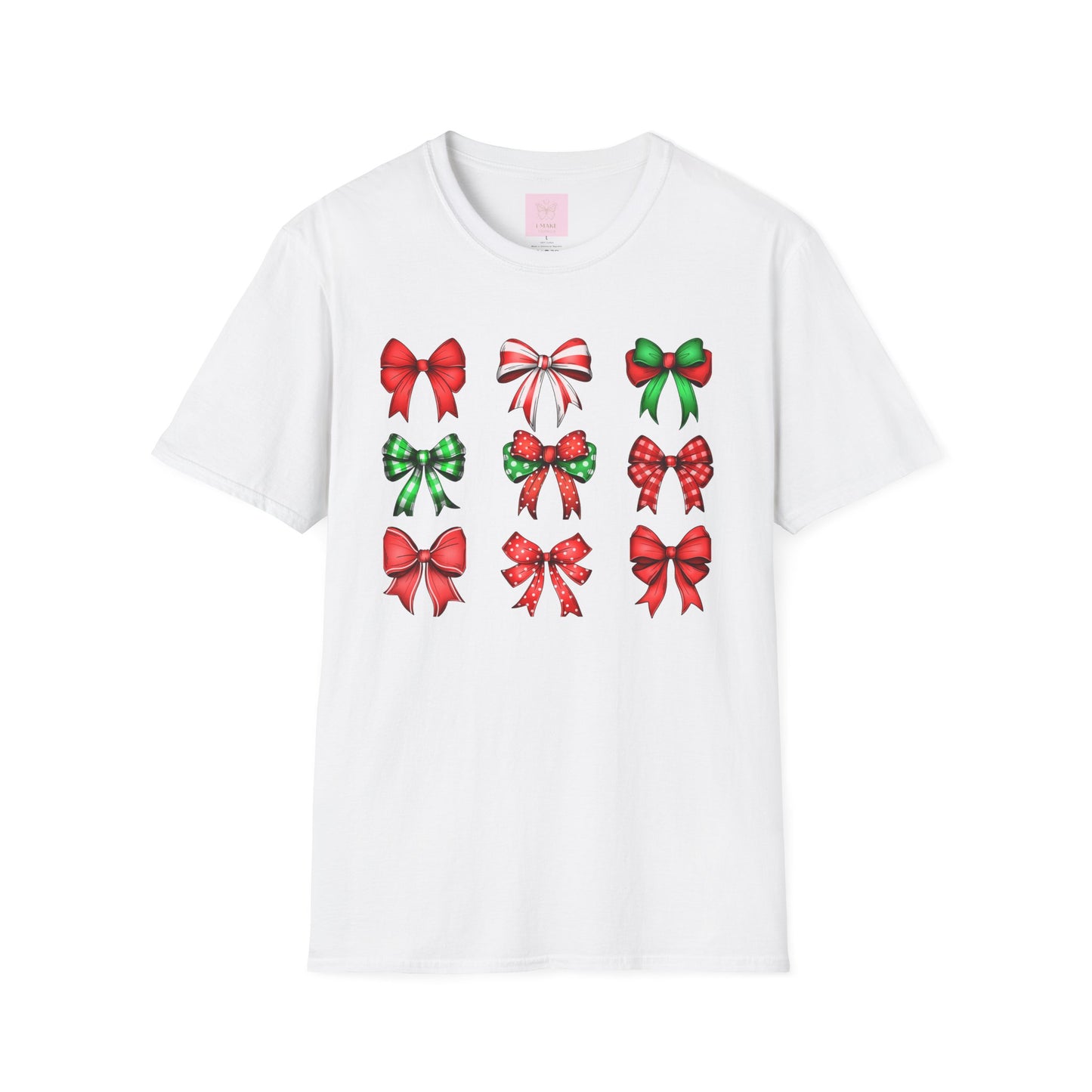 Christmas Coquette Bow T-Shirt