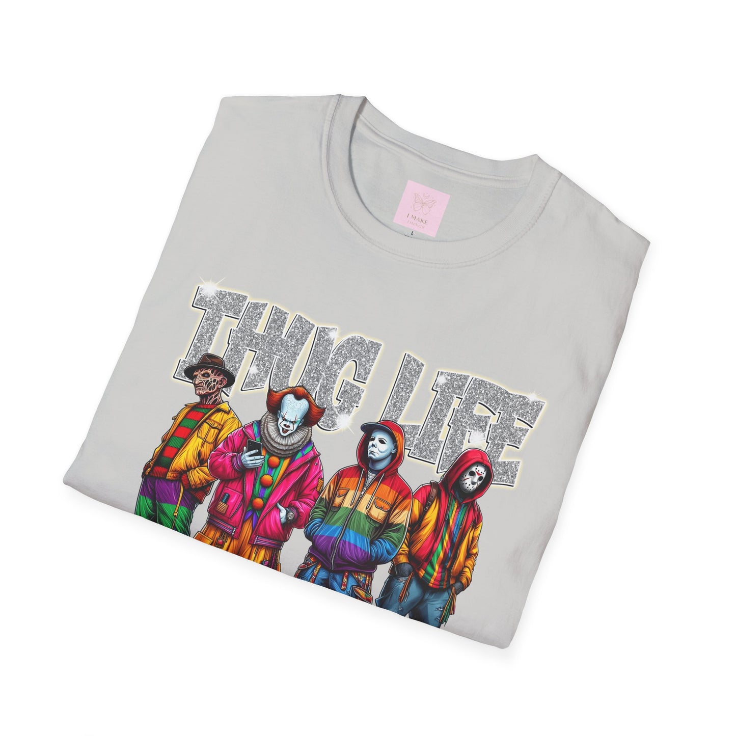 Thug Life Rainbow Softstyle T-Shirt Uniex