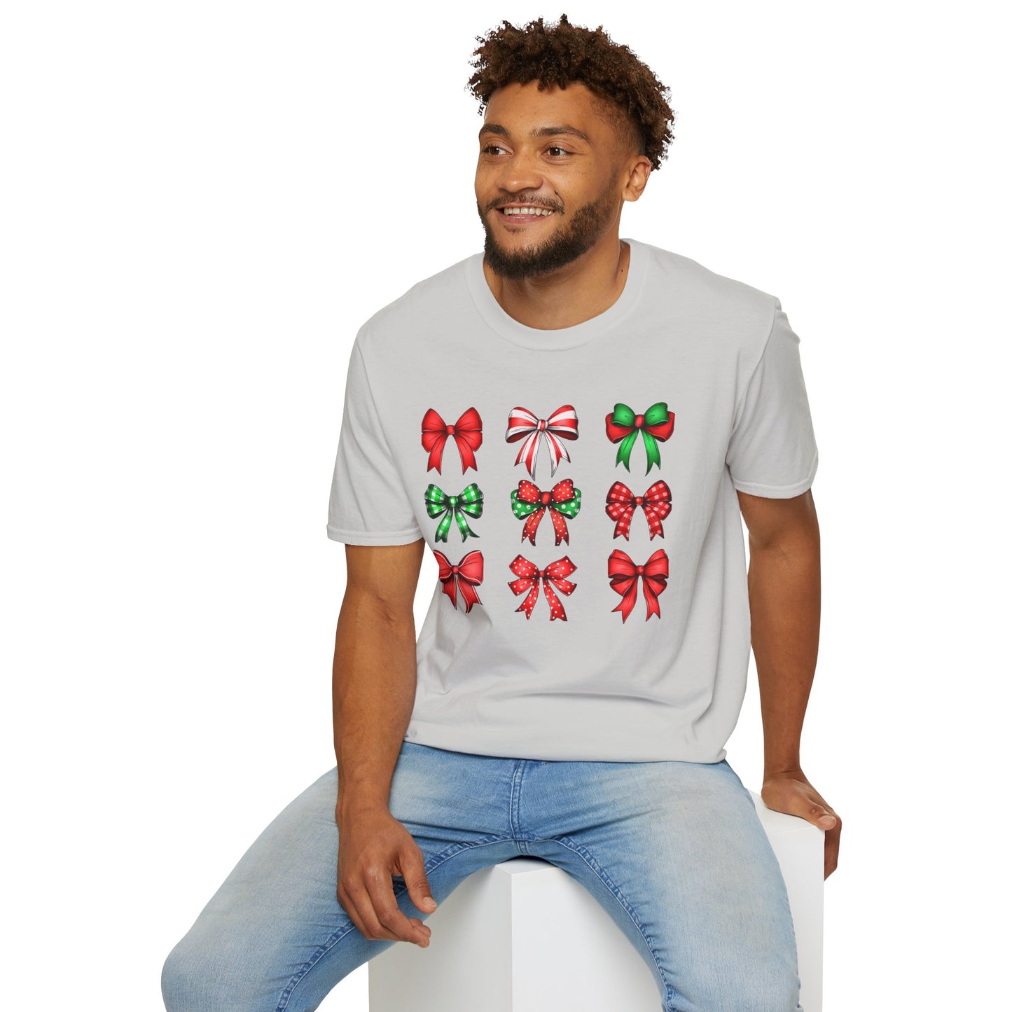 Christmas Coquette Bow T-Shirt