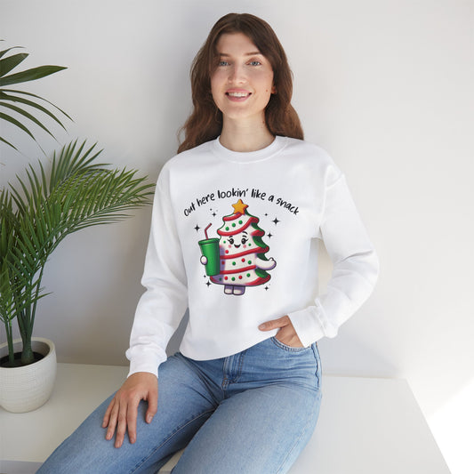 Lookin' like a Christmas Snack Unisex Sweatshirt