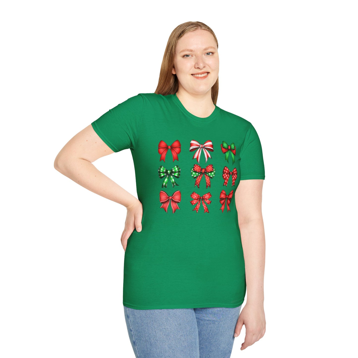 Christmas Coquette Bow T-Shirt