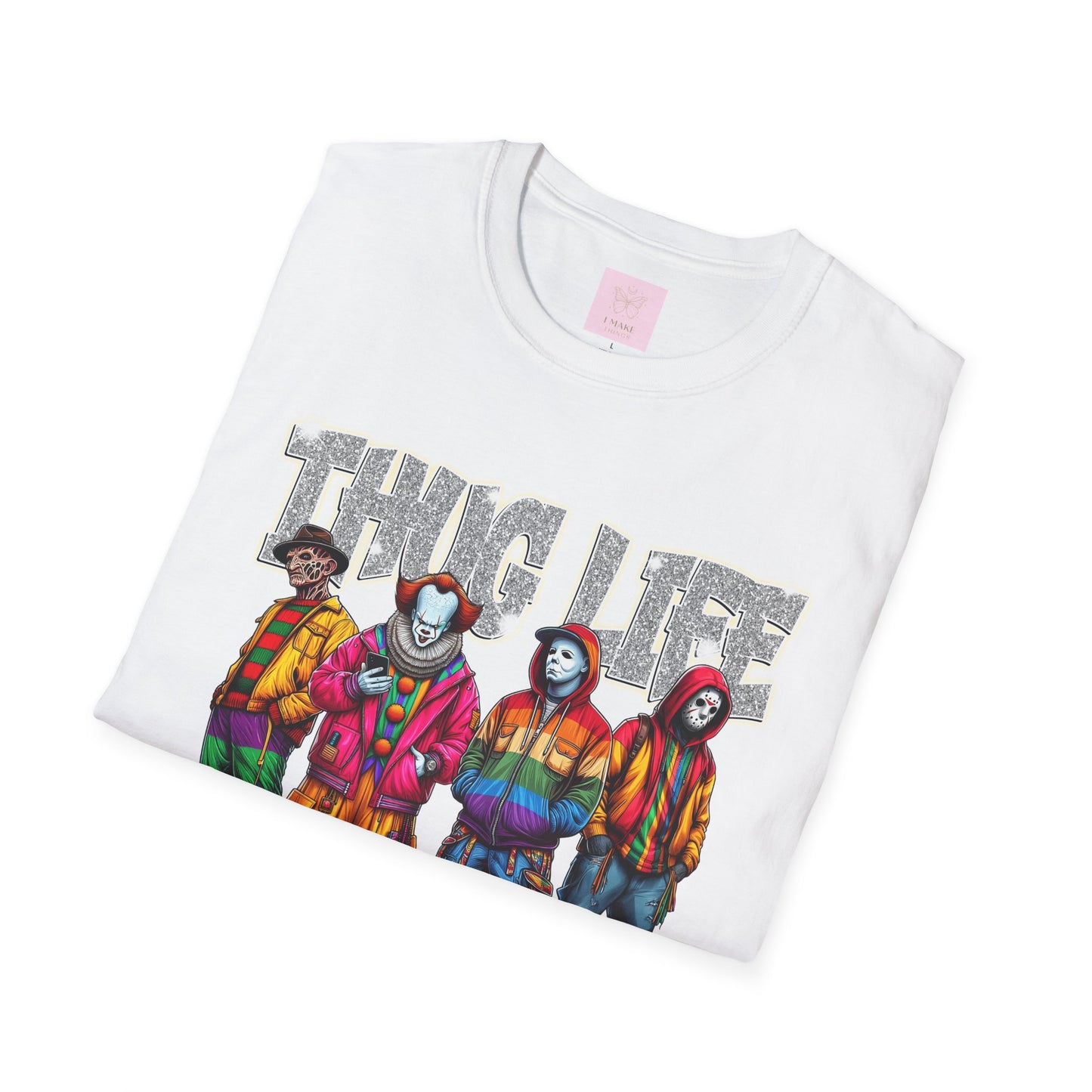 Thug Life Rainbow Softstyle T-Shirt Uniex