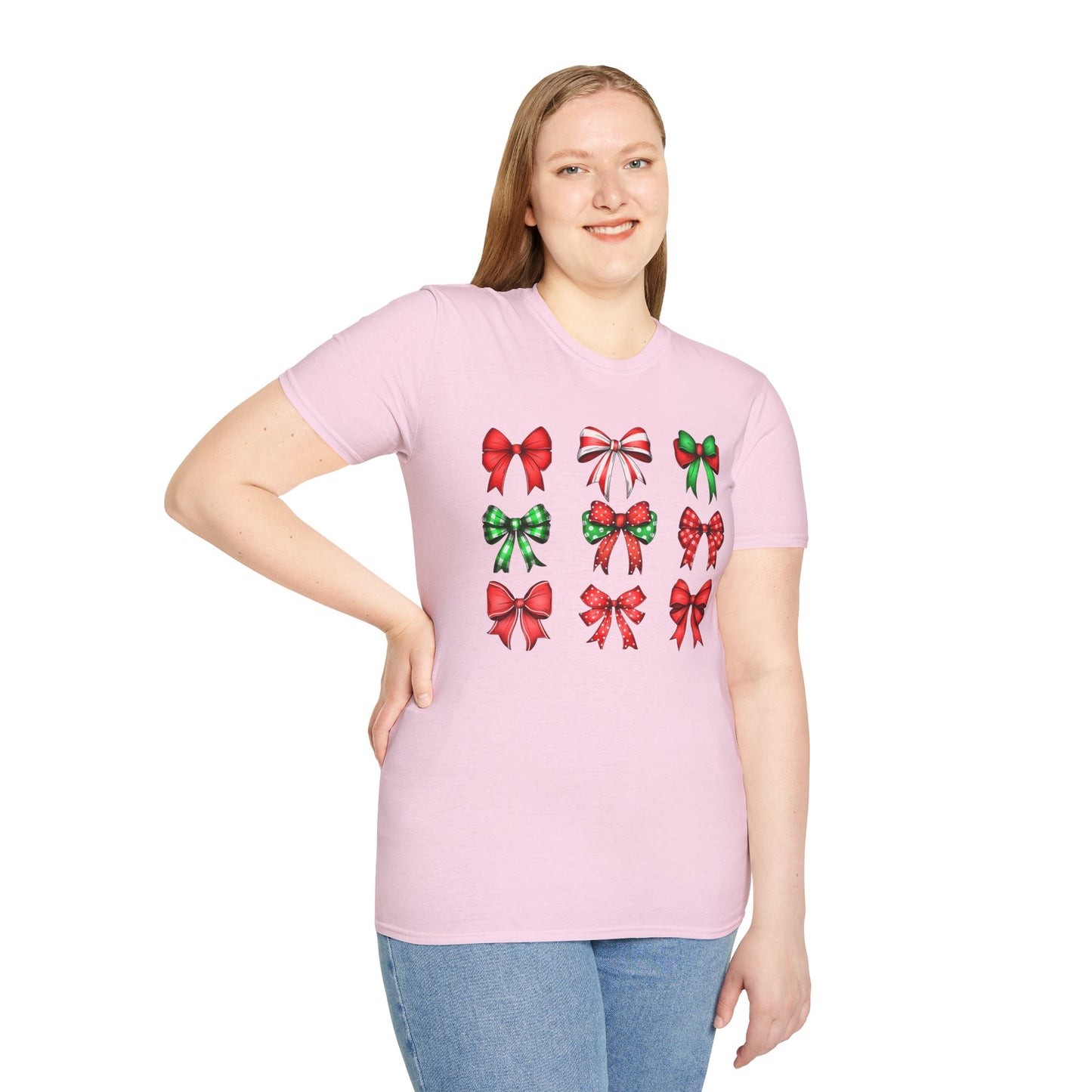 Christmas Coquette Bow T-Shirt