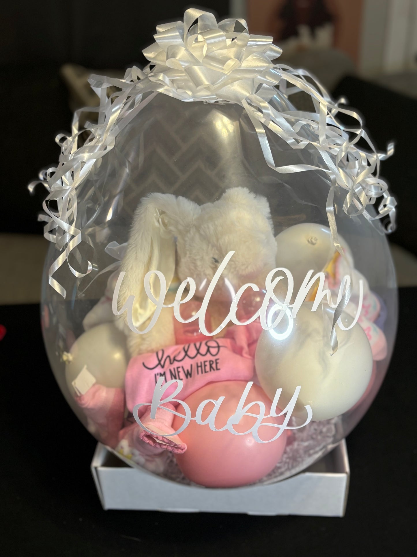 Baby themed stuffed balloon