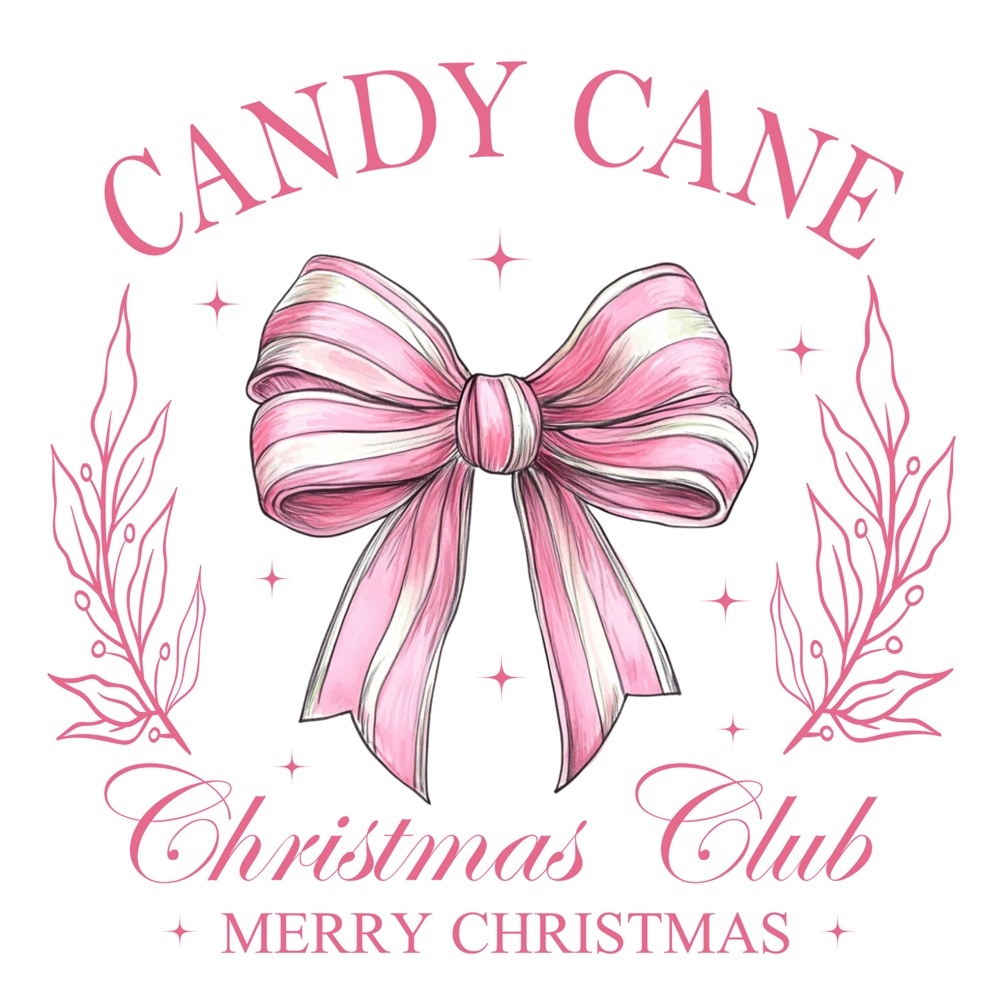 Candy Cane Christmas Club Gift Box