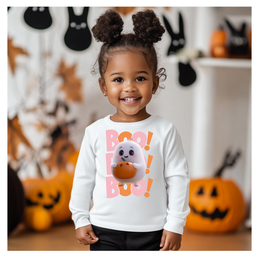 Boo!Toddler Pullover Fleece Hoodie